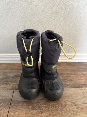 Columbia Youth Powderbug Snowlite Waterproof Winter Boots Size 12
